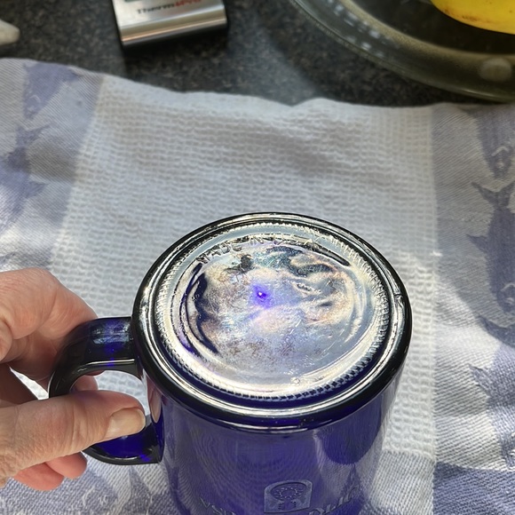 Vintage Cobalt Opryland glass mug - Picture 3 of 5